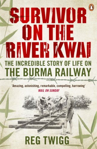 Book cover depicting prisoners of war working on a railway track.