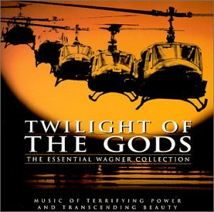 CD cover: helicopters silhouetted against an orange and black sky.