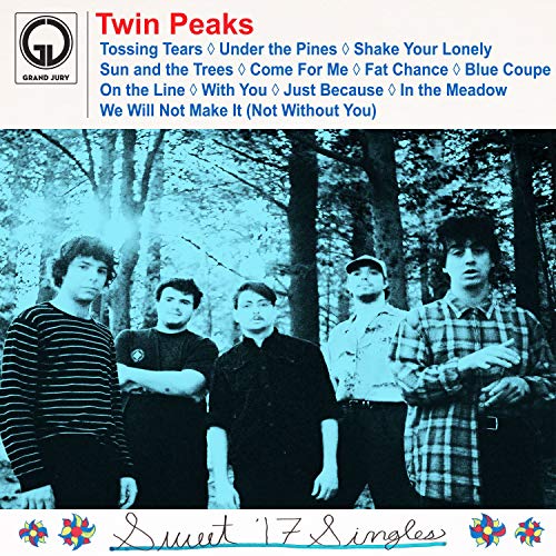Album cover for Twin Peaks’ “Sweet ‘17 Singles” featuring a band photo.