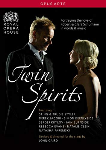 DVD cover featuring Sting and a ballerina, titled "Twin Spirits.