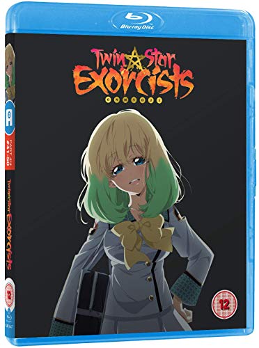 Twin Star Exorcists Part 4 Blu-ray case featuring an anime girl with green-tipped hair.