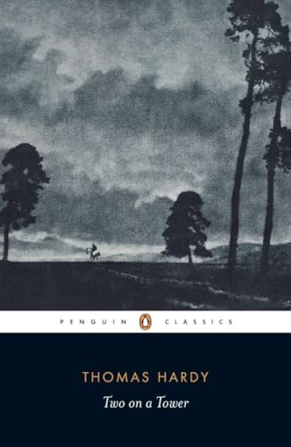 Book cover: “Two on a Tower” by Thomas Hardy, landscape with a lone figure.