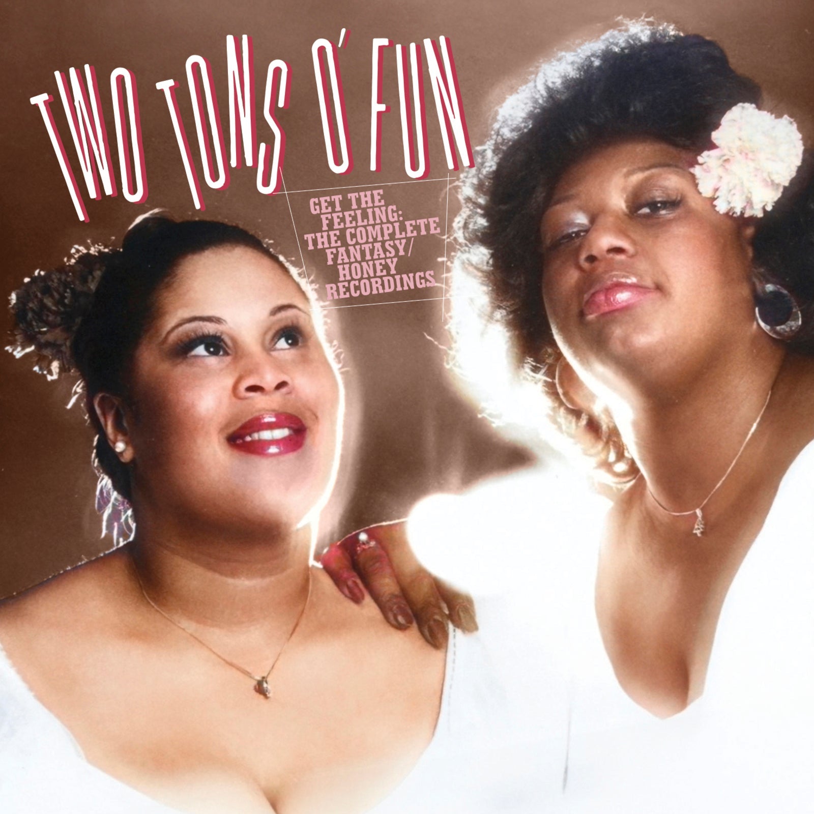 Album cover for Two Tons O' Fun, featuring two Black women with afros.