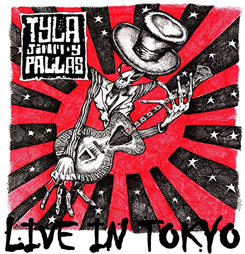 Hand-drawn album cover for Tyla J Pallas’ “Live In Tokyo” CD/DVD.
