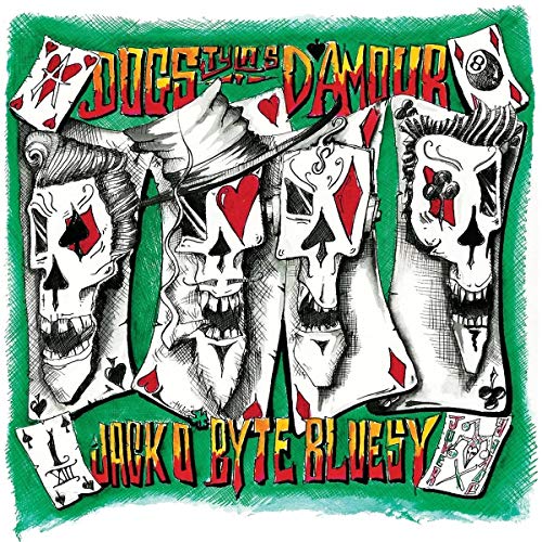 CD cover with skull and card imagery, titled "Jack O'Byte Bluesey.