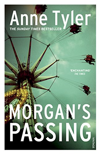 Book cover: "Morgan's Passing" by Anne Tyler, featuring a carousel.