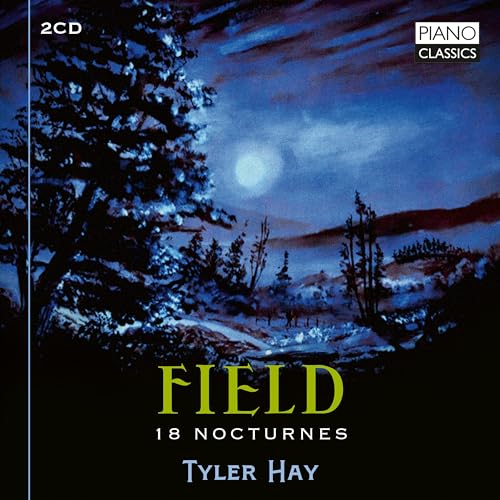 CD cover: dark landscape with trees under a moon, text “Field” and artist name.