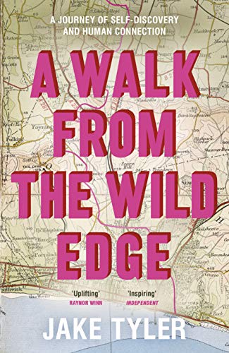 Book cover with large pink text over a faded map background.