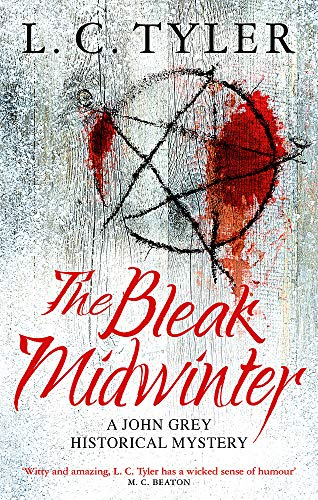 Book cover: “The Bleak Midwinter” with a barbed wire circle and red splatters.