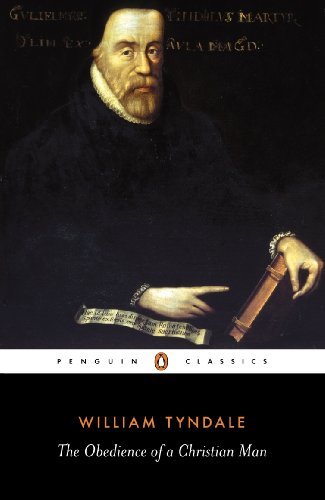 Book cover featuring a portrait of William Tyndale and Penguin Classics logo.