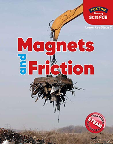 Book cover: “Magnets and Friction” with a crane lifting metal scraps.