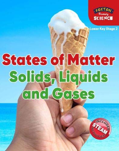 Book cover: ice cream cone with "States of Matter" title.