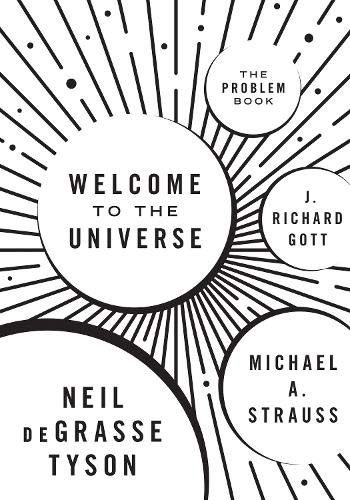 Book cover: "Welcome to the Universe: The Problem Book" with authors’ names.
