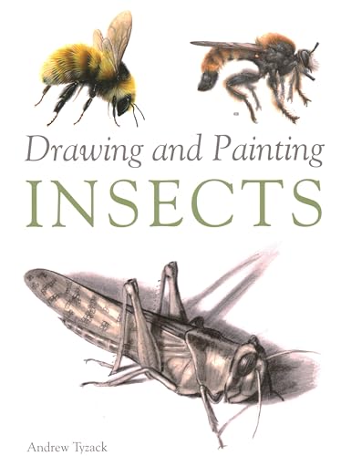 Book cover with detailed illustrations of a bee, fly, and grasshopper.