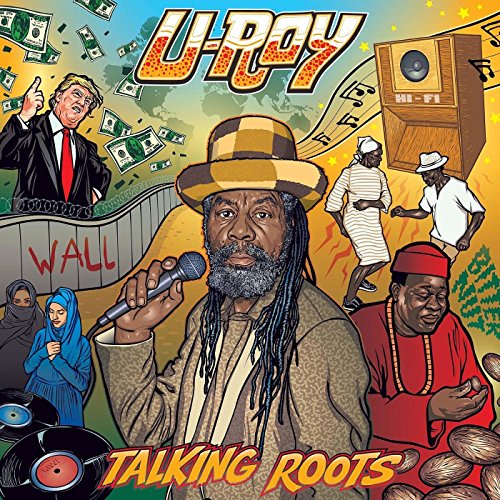 Album cover featuring U-Roy, political figures, and dancing people.