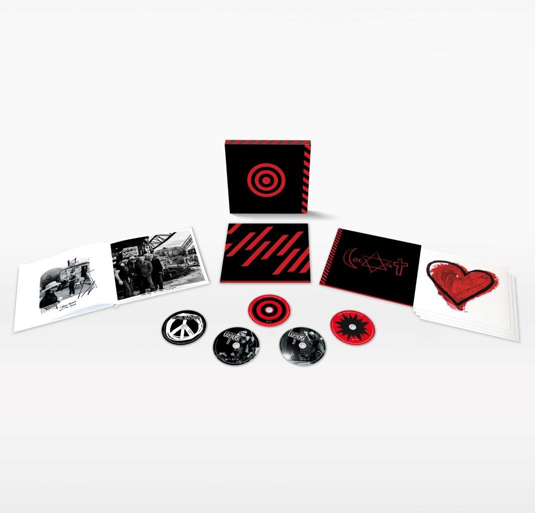 U2 album "How To Dismantle An Atomic Bomb" 20th anniversary edition contents.