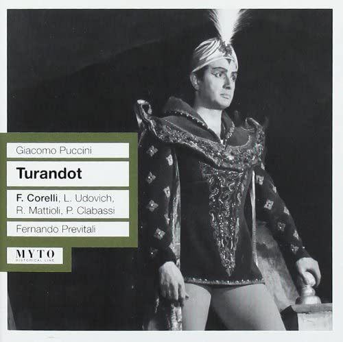 Black and white CD cover featuring a tenor in ornate costume.