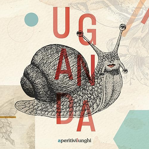 CD cover with illustrated snail and large red text spelling "UGANDA".