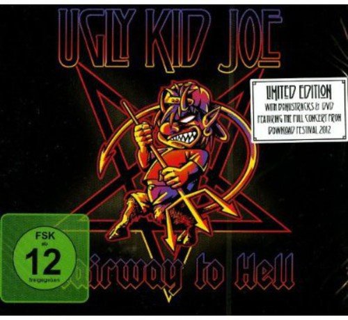 Ugly Kid Joe “Stairway To Hell” CD+DVD cover with devilish cartoon imagery.