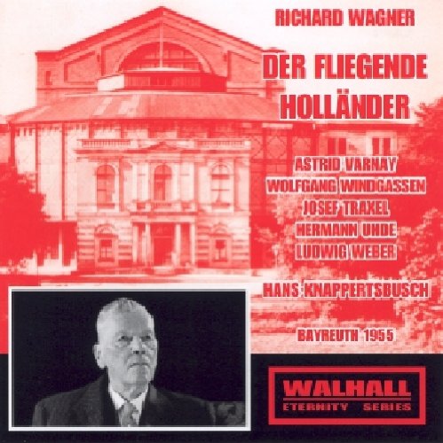CD cover for Wagner’s *Der fliegende Holländer* with building and conductor portrait.