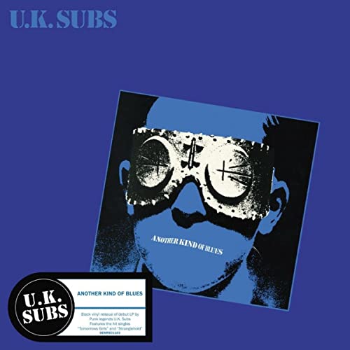 Album cover for UK Subs’ “Another Kind of Blues” featuring goggles.