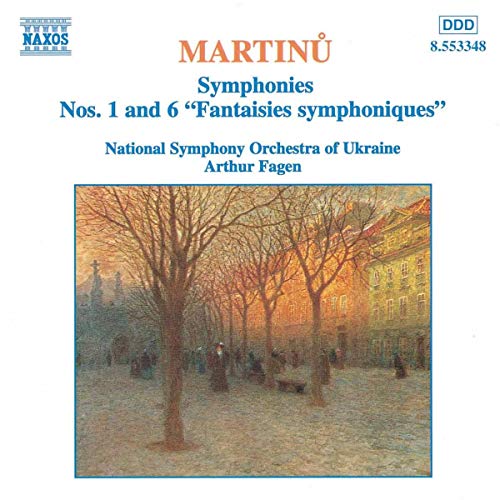 CD cover with autumn trees and text: "Martinu - Symphonies Nos. 1 & 6".