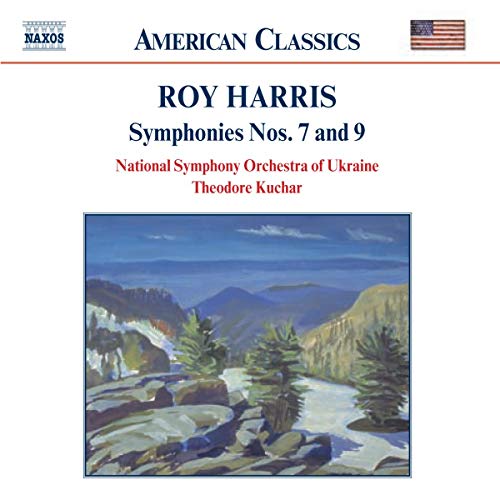 CD cover for Roy Harris symphonies with a landscape painting.
