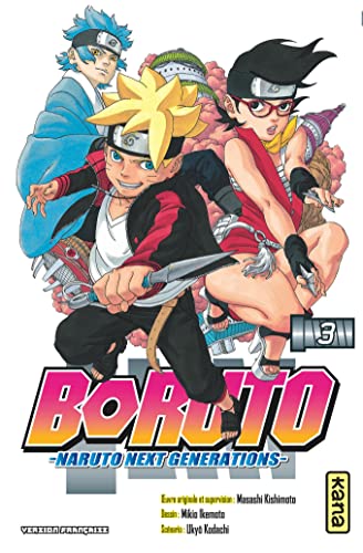 Cover of "Boruto - Naruto Next Generations" manga, volume 3, with characters.