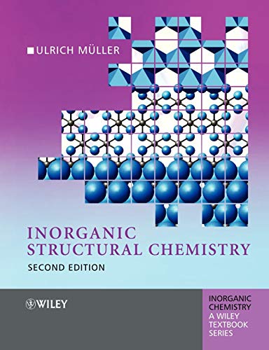 Book cover: "Inorganic Structural Chemistry," second edition, with molecular graphic.