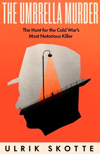 Book cover featuring a silhouette of a man's head containing a streetlamp and bridge.