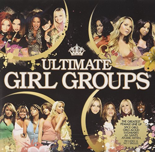 CD cover titled Ultimate Girl Groups featuring photos of four different female pop groups.