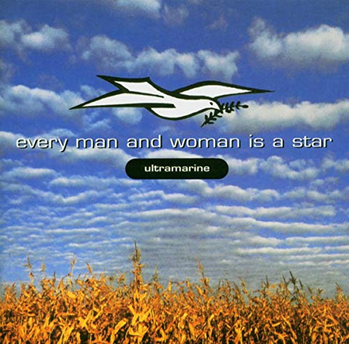 CD cover: blue sky, wheat field, white bird silhouette, text.