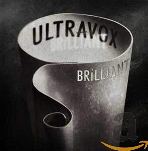 Ultravox “Brilliant” CD cover: a swirling, grayscale abstract design.