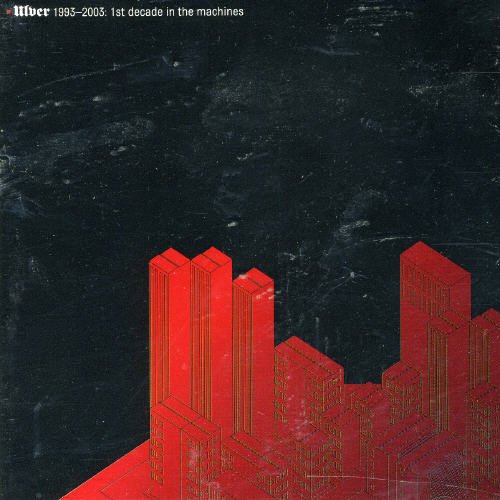 Ulver CD cover: Red geometric structures on a dark, textured background.