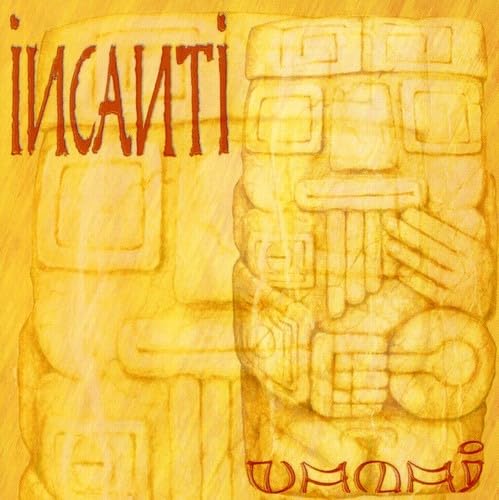 CD cover with textured gold design resembling ancient stone carvings.