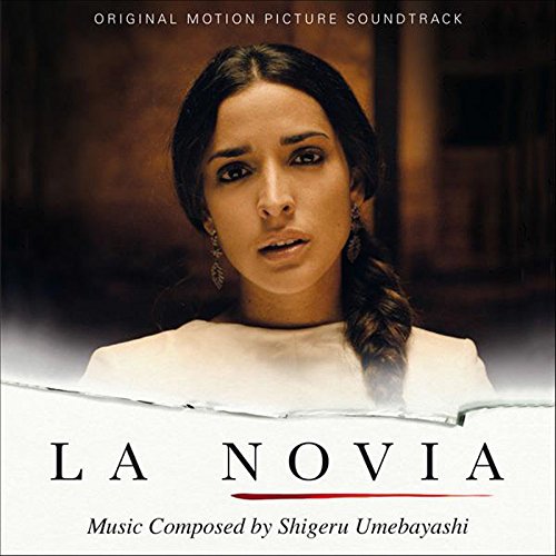 CD cover for "La Novia" soundtrack by Shigeru Umebayashi, featuring a woman's portrait.
