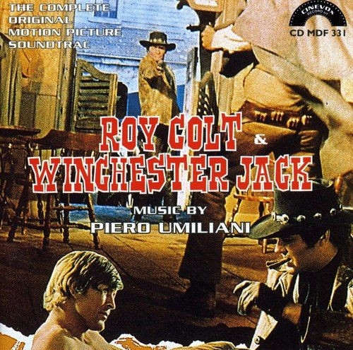 CD cover for "Roy Colt & Winchester Jack" soundtrack, western theme.