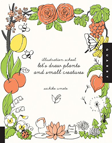 Book cover with illustrated plants, insects, and hand-lettered title.