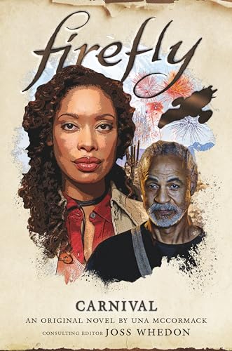 Book cover: "Firefly - Carnival" featuring two portraits and watercolor effects.