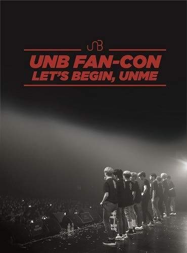 DVD cover for UNB FAN-CON: Let's Begin, UNME concert, group onstage.