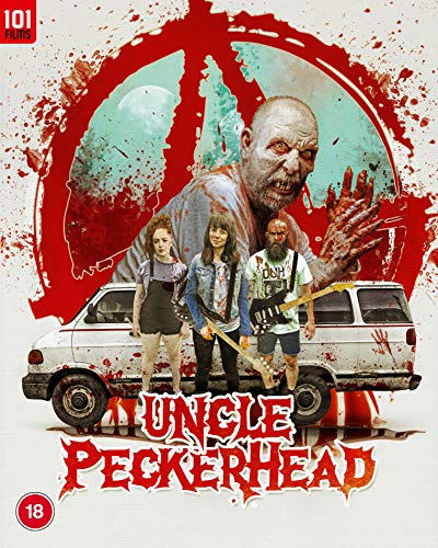 Blu-ray cover for horror-comedy "Uncle Peckerhead" featuring a monstrous figure.