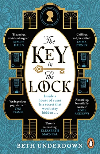 Book cover: ornate frame, silhouette, key, and title "The Key in the Lock".