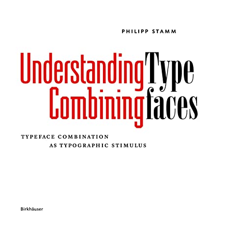 Book cover with red and black typography, title "Understanding Combining Typefaces".