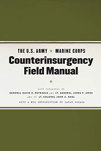 Green cover of "The U.S. Army/Marine Corps Counterinsurgency Field Manual".