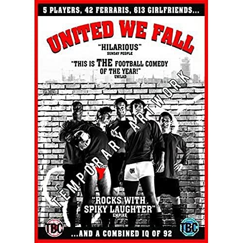 United We Fall" DVD cover featuring five footballers in front of a brick wall.