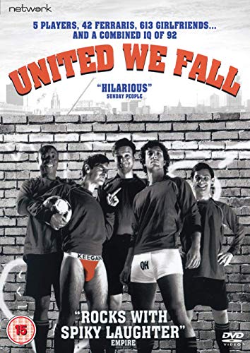 DVD cover featuring five men in soccer jerseys standing in front of a brick wall.