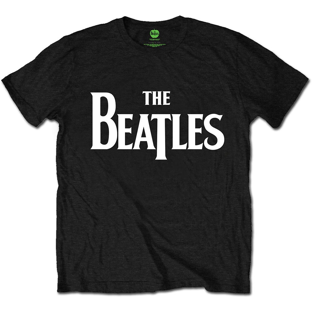 Black Beatles t-shirt, XXX-Large, with a white drop-T logo design.
