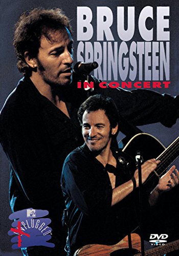 Bruce Springsteen "Unplugged" DVD cover featuring the musician with a guitar.