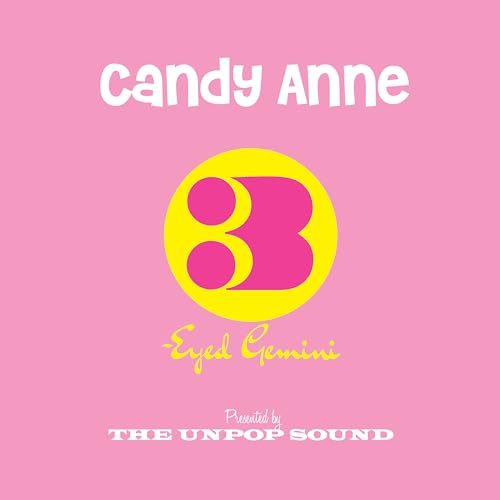 Pink album cover with yellow circle containing pink number 8 and text.
