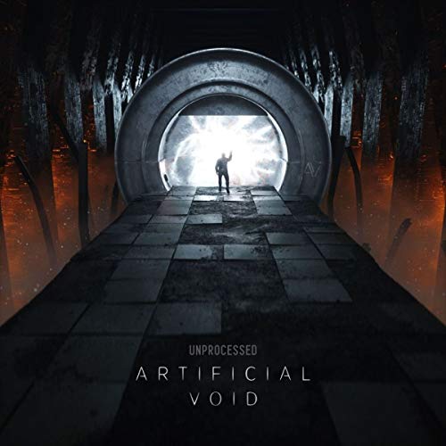 CD cover: lone figure stands in a tunnel towards bright light.